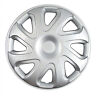 40414s New Set Of 4 14 Inch Silver 8 Directional Spoke Aftermarket Wheel Covers