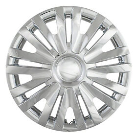 50715c New Set Of 4 15inch Chrome Abs Hubcaps Wheel Covers For 2010-2014 Vw Golf