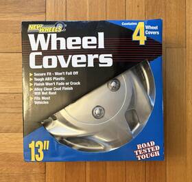 A37043 New Wheels 704673370438 13 Inch Wheel Covers / Hub Caps #a37043 Clear Coat Finish Set Of 4 Nos