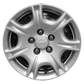 570-53064 Nissan 196743143781 Refurbished Painted Silver Wheel Cover 15 Inch