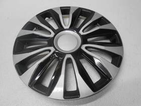Smitley-263-01-428 Nissan Rtx Abs Hubcap Black Silver 15ftft Plastic Clips Hub Cap Wheel Cover R15 80-1285