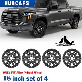 42611-0c290 Nixon Offraod Wheel 42611-0c280/42611-0c290 18 Inch Skins Covers 4 Matte Hub Caps For Toyota Tundra Sequoia Sr5 2022-2026
