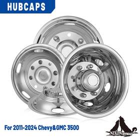 Nixon Offroad 17 8 5 For 2011-2025 Silverado/gmc 3500 Inch Dually Wheel Simulator Center Covers