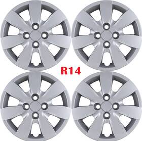 5089g Nixon Offroad 14 Inch Hub Caps For 2008-2011 Hyundai Accent Sedan/ Hatchback Wheel Rim Covers