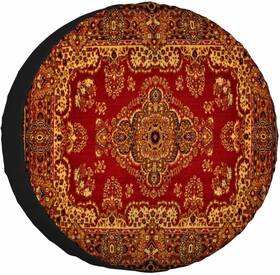 Stc-057 Nomedogyim Carpet Texture Spare Tire Cover For Rv Trailer Wheel Protectors Weatherproof Pol