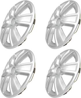 165218-5209-1443543941 Ocpty 4 Pack 15 Inch Car Wheel Rim Skin Cover Hub Caps Hubcap Silver