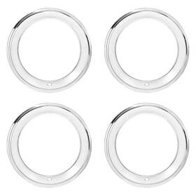 3901708 Oer For Chevy Camaro 1967-1981 15 Inch Silver Wheel Trim Ring Set