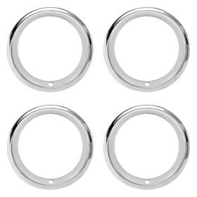 545910 Oer For Chevy Camaro 1967-1981 14 Inch Silver Wheel Trim Ring Set
