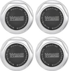 748643 Oer Silver Ws6 Wheel Center Cap Set For 1982-1992 Pontiac Firebird And Trans Am