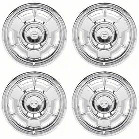 R103 Oer 67 Camaro 14 In Bow Tie Full Wheel Cover Set 4 Pieces