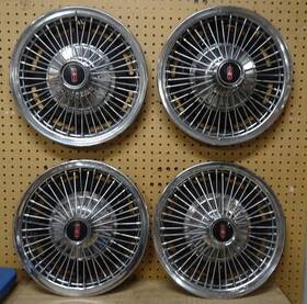 00397181 Oldsmobile 1 Set 1967 F85 14 Inch Wire Hubcaps Wheel Cover 4001 Hubcap