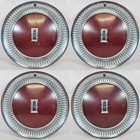 00416309p Oldsmobile 1974-1976 88 # 4041b 15 Inch Hubcaps / Wheel Covers Gm Set/4