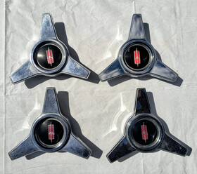 Oldsmobile 66 F85 F-85 Set Of 4 Spinners For 1966 Wire Wheel Covers Hubcaps
