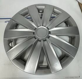 U028594 Omac 15 Inch Wheel Covers Hubcap For Tesla Silver Gray