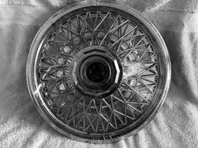 On The Road 026669060346 Chrome-plated Wire Wheel Cover 14 Inch 72 Spokes Removeable Abs Basket New