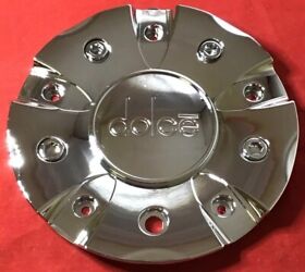 52511875-cap One New Dolce Dc26 Chrome Wheel Rim Center Cap 087-70-tj 8689