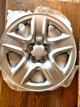 11-0r020 Opkoure 4pc Fit For 2006-2012 Toyota Rav4 5-spoke 17 Inch Wheel Silver Skin Hub Cap Covers