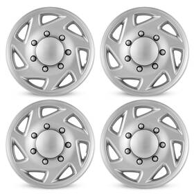 Opk22-108 Opkoure 16 Inch Hubcaps Abs Silver Wheel Covers For 1992-2014 Ford E Series Van