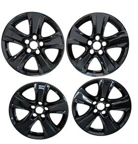 Opk22-117 Opkoure Set Of 4 17 Inch Abs Wheel Skins For 2019-2025 Toyota Rav4 Gloss Black Snap-on