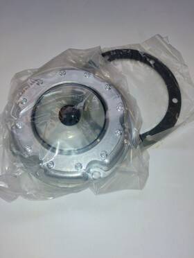 Hc34249 Otr 6 Hole Aluminum Front Hub Cap With Side Plug New Old Stock