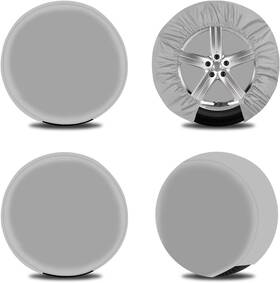 Dmu60-005 Outdoorlines Waterproof Spare Tire Covers S 24 Inch -26 4 Packs Gray