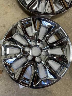 2200pca Pacific Rim Wheel Covers 20 Inch Chrome 4 Pcs. Fits Chevy Silverado And Suburban 2019-2022