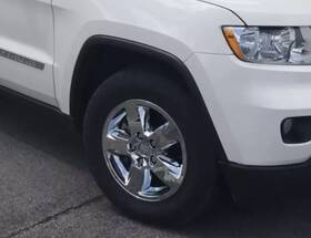 7911p-c Pacific Rim Set Of 4 Chrome Wheel Skin Cover Fits 11-13 Jeep Grand Cherokee 17in 5 Lug