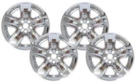 7922p-c Pacific Rim Set/4 17 Inch Chrome Wheel Skins Fits 2022-2023 Jeep Compass