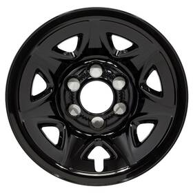 7950gbb Pacific Rim Wheel Covers 17 Inch Black Abs 4 Pcs. Fits Chevy Silverado And Silveradado 1500 14-20