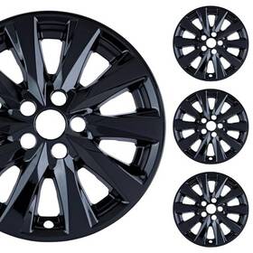 Prt-1063-16s-l Pacific Rim 17 Inch Gloss Black Wheel Skin Set Made For Toyota Camry 18-20 Durable Abs