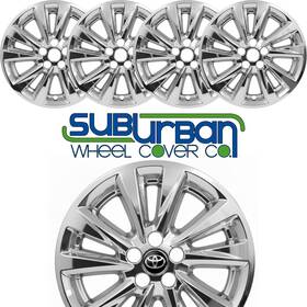 6023p-c Pacific Rim & Trim Fits 2023-2026 Toyota Corolla Xle # 16 Inch Chrome Wheel Skins Set/4