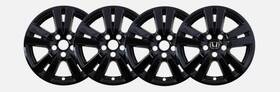 64087 Pacific Rim & Trim Set/4 Fits 2016-2018 Honda Pilot # 8640-gb 18 Inch Gloss Black Wheel Skins