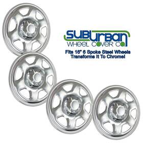 687p-c Pacific Rim & Trim 2008-2012 Ford Escape 16 Inch Chrome Steel Wheel Skins Old Stock Set/4