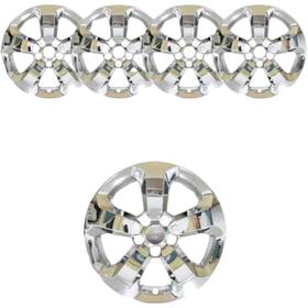 7017p-c Pacific Rim & Trim Fits 2017-2021 Jeep Compass Latitude # 17 Inch Chrome Wheel Skins Set/4