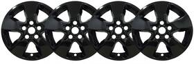74760 Pacific Rim & Trim Fits 2017-2019 Kia Soul 16 Inch 5 Spoke Gloss Black Wheel Skins # 6017-gb New Set/4