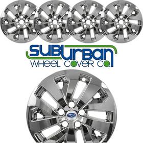 7620p-c Pacific Rim & Trim Fits 2020-2025 Subaru Outback Premim # 17 Inch Chrome Wheel Skins Set/4