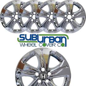 7646p-c Pacific Rim & Trim Fits 2017-2022 Honda Cr-v Lx 17 Inch Chrome Wheel Skins # New Set/4 Wow