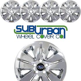 7688p-c Pacific Rim & Trim Fits 2015-2019 Subaru Outback # 17 Inch Chrome Wheel Skins New Set/4