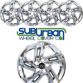 7712p-c Pacific Rim & Trim Fits 2025 Hyundai Tucson Se # 17 Inch Chrome Wheel Skins New Set/4