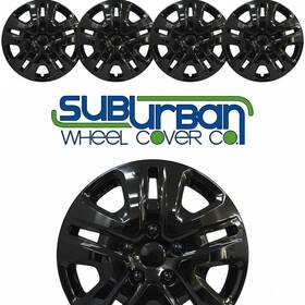 78046-gb Pacific Rim & Trim 2013-2019 Dodge Journey Caravan 17 Inch Gloss Black Replacement Hubcaps Set