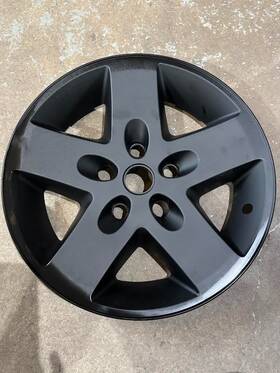 7907-mb Pacific Rim & Trim 1 Matte Black Wheel Skins For Jeep Wrangler 2007-17 7907-2