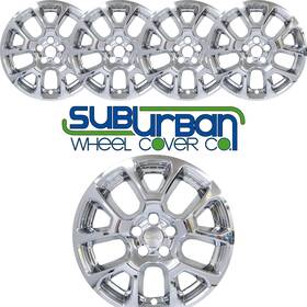 8222p-c Pacific Rim & Trim Fits 2022-2025 Jeep Compass Latitude Lux 18 Inch Chrome Wheel Skins # Set/4