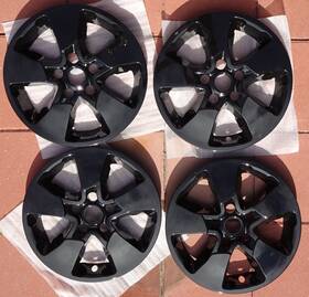 Pacific Rim & Trim 841417119462 Pacrim 16 Inch Gloss Black Wheel Skins For Kia Soul 2017-2019 Suv Abs Set Of 4