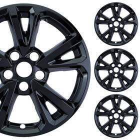 Pacific Rim & Trim 841417119776 Pacrim 17 Inch Gloss Black Wheel Skins For Chevy Equinox 2016-2017 Abs Set Of 4