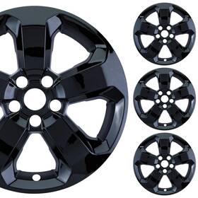 Pacific Rim & Trim 841417119790 Pacrim 17 Inch Gloss Black Wheel Skins For Jeep Compass 2017-2021 Abs Set Of 4