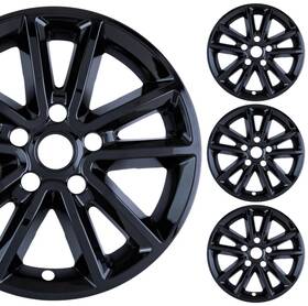Pacific Rim & Trim 841417119950 Pacrim 17 Inch Gloss Black Wheel Skins For Dodge Caravan And Journey Abs Set Of 4
