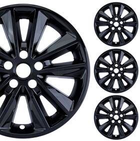 Pacific Rim & Trim 841417175024 Pacrim 17 Inch Gloss Black Wheel Skins For Kia Sorento 2019-2020 Suv Set Of 4