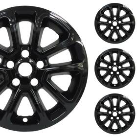 Pacific Rim & Trim 841417175574 Pacrim 18 Inch Gloss Black Wheel Skin Set For Jeep Grand Cherokee 2014-16 2021-22