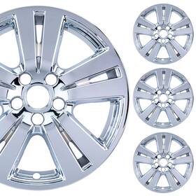 8640p-c Pacific Rim & Trim Pacrim 18 Inch Chrome Wheel Skin Set For Honda Pilot 2016-18 Ridgeline 2018-20