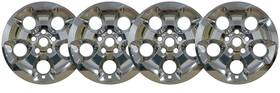 8911p-c Pacific Rim & Trim Fits 2013-2018 Jeep Wrangler # 18 Inch 5 Spoke Chrome Wheel Skins New Set/4